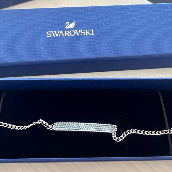 Swarovski 5406992 LOCKET BRACELET, BLUE, RHODIUM PLATING - Picture 2 of 2